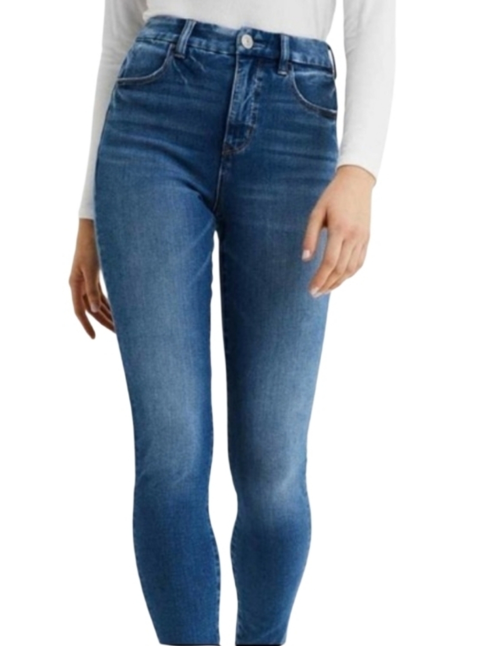 AMERICAN EAGLE High Rise Denim Jeans Jeggings 4!